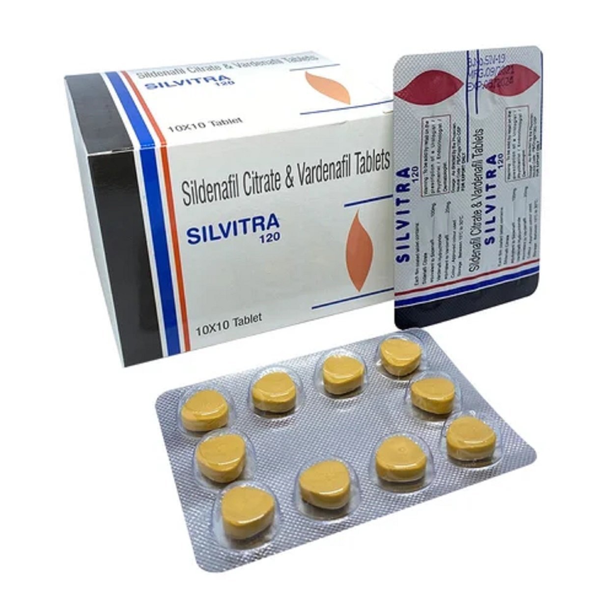120mg Silvitra Sildenafil citrate & Verdenafil Tablet
